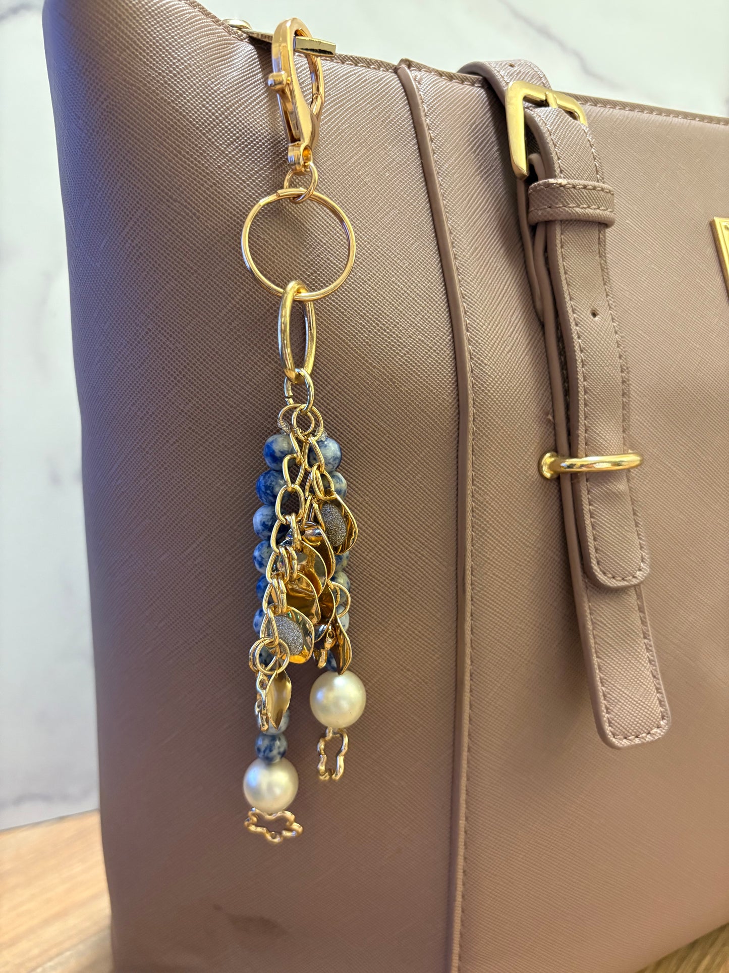 Blue Star Flower - Purse Charm