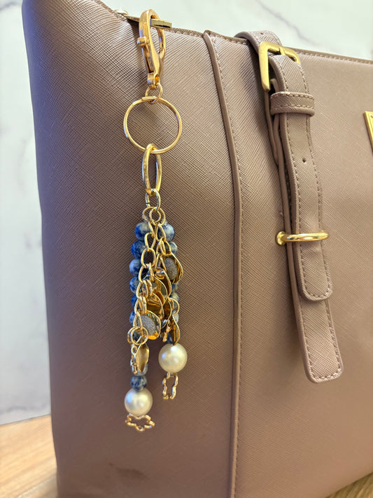 Blue Star Flower - Purse Charm