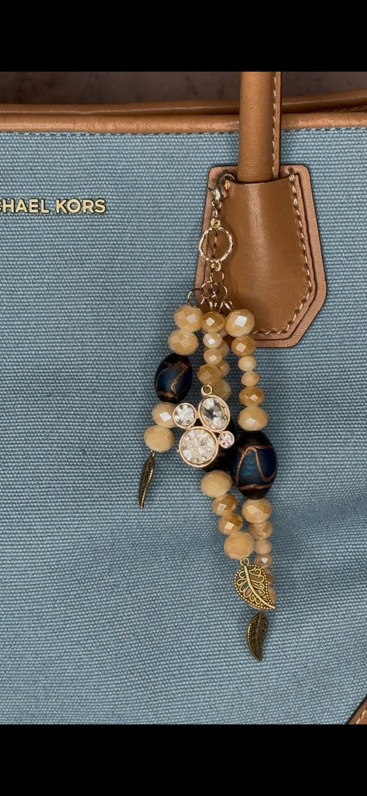 Blue Leaf - Purse Charm